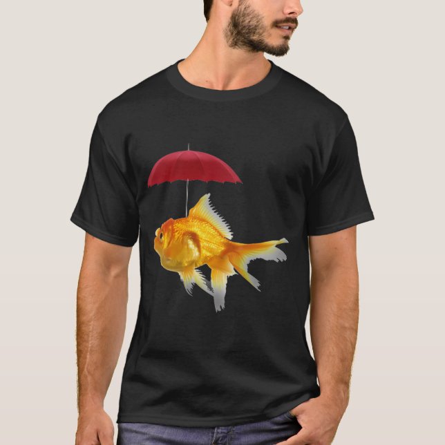 Fischregenschirme T-Shirt (Vorderseite)