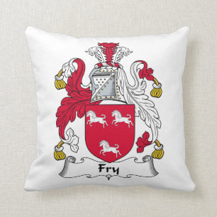 Fischrogen-Familienwappen Kissen