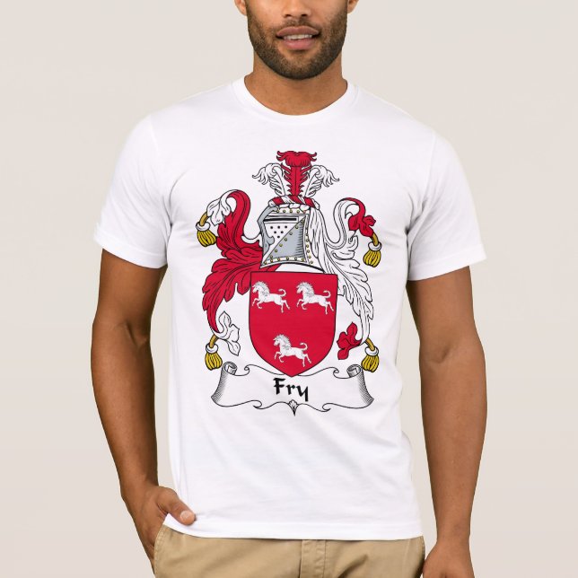 Fischrogen-Familienwappen T-Shirt (Vorderseite)
