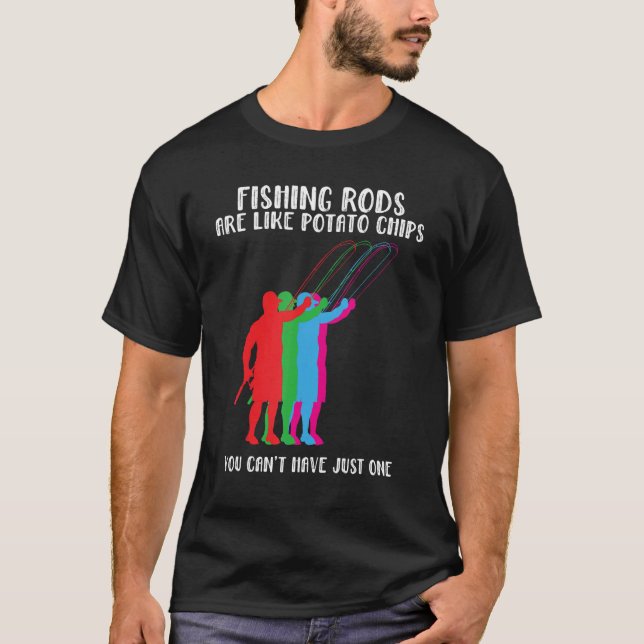 Fischrogen sind wie Kartoffelhühner Fischer T-Shirt (Vorderseite)