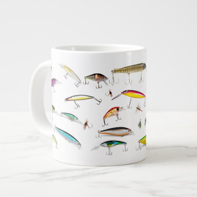 Fischschätze Jumbo-Tasse (Vorderseite Links)