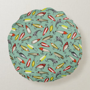 Fischschätze Rundes Kissen