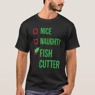 Fischschneider Lustige Pyjama Weihnachten T-Shirt