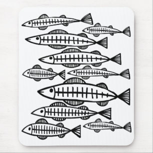 Fischschule Mousepad