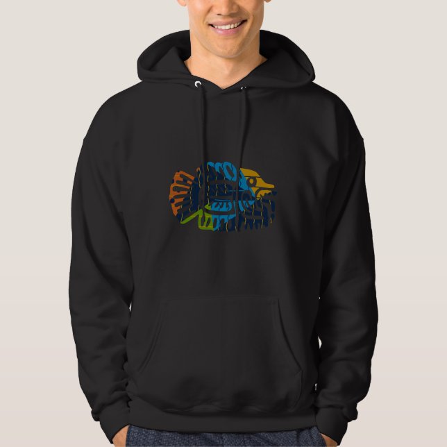 Fischschwarz 658 hoodie (Vorderseite)
