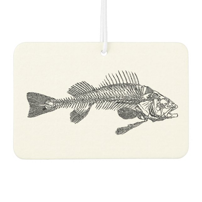 Fischskelett Autolufterfrischer (Vorderseite)