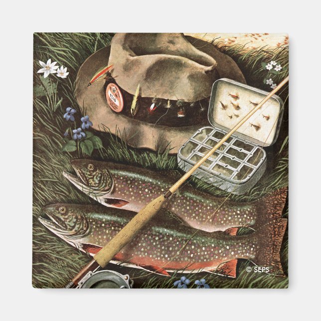 Fischstilleben Magnet (Vorne)