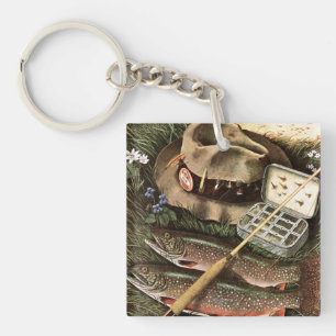 Fischstilleben Schlüsselanhänger
