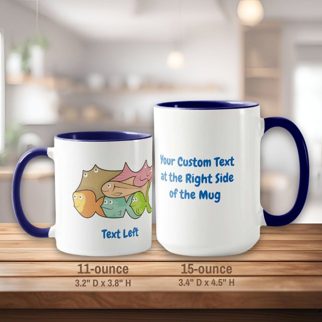 Fischt Cartoon-Tasse Tasse (Von Creator hochgeladen)