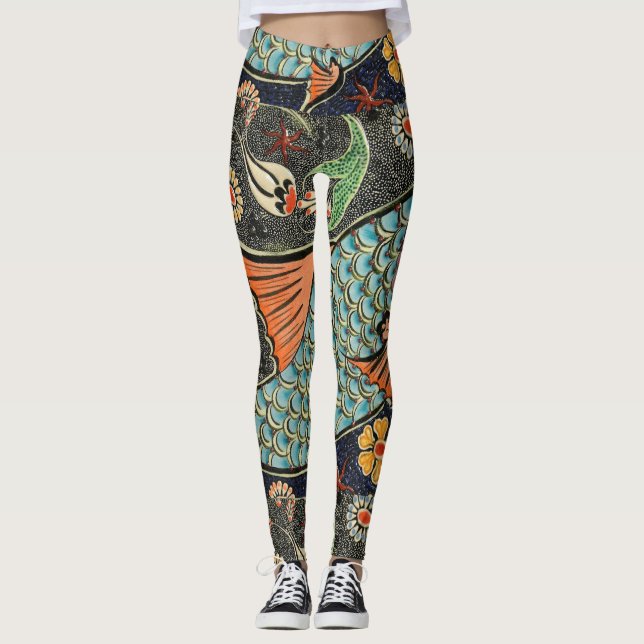 Fischteppich Leggings (Vorderseite)