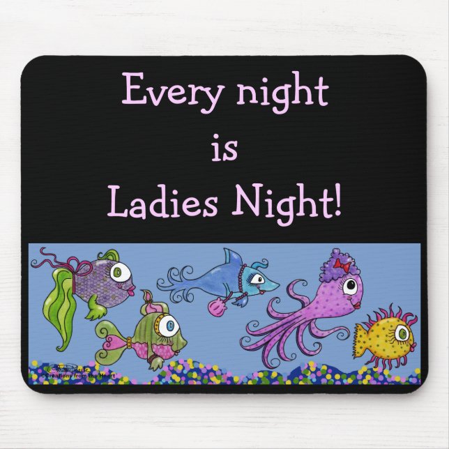 Fischteppich Mousepad (Vorne)
