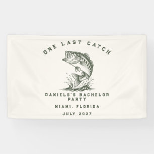 Fischthemen-Angebot für maßgeschneiderte Junggesel Banner