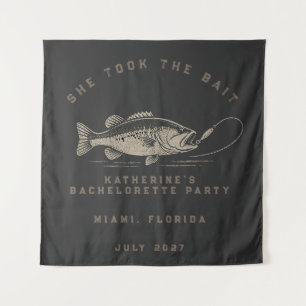 Fischthemen-angepasste Fischer-Abschiedsparty für Wandteppich