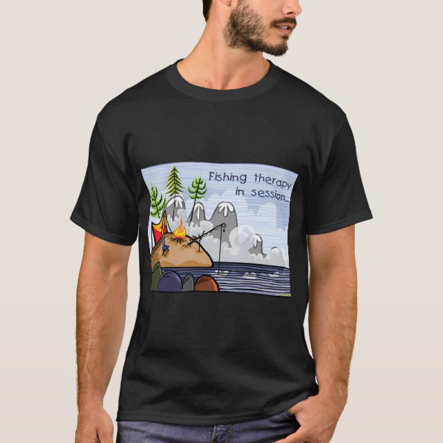 Fischtherapie T-Shirt (Vorderseite)