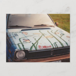 Fischwagen (verschwommen, sorry) postkarte