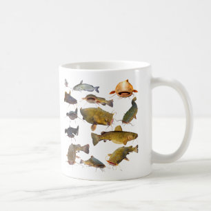 Fischwels fangen kaffeetasse