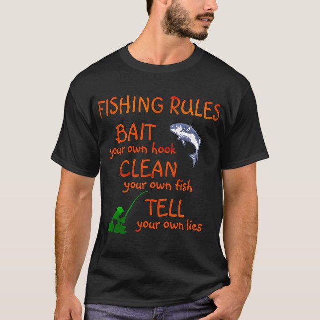 Fischzeichnung T-Shirt (Vorderseite)