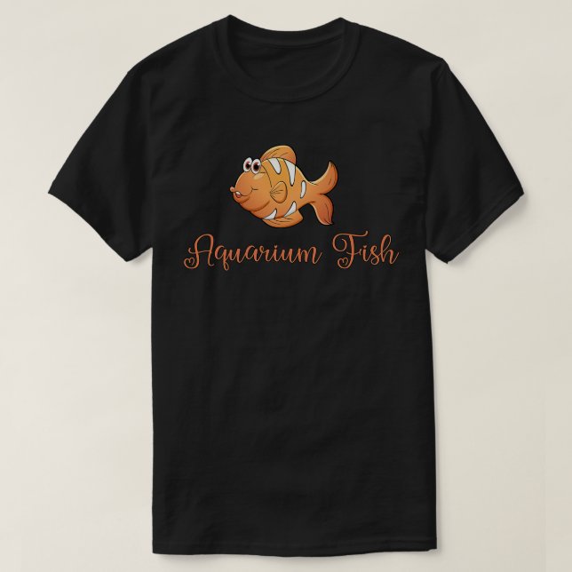 Fischzuchtarten Biologische Aquarienarten T-Shirt (Design vorne)
