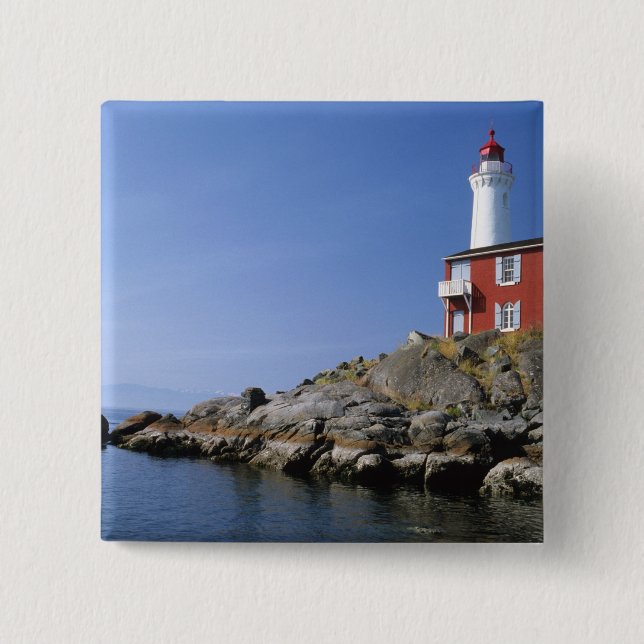 Fisgard Lighthouse in Fort Rodd Hill Button (Vorderseite)