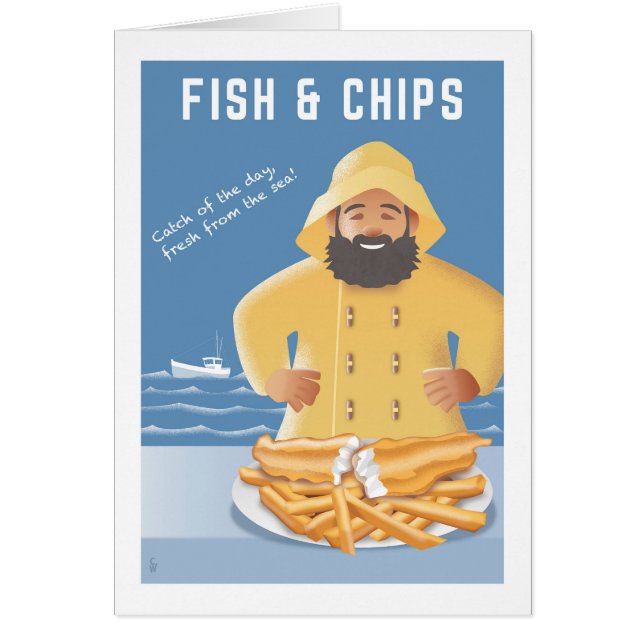 Fish and Chips card (Vorne)
