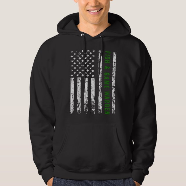 Fish And Game Warden Hoodie (Vorderseite)