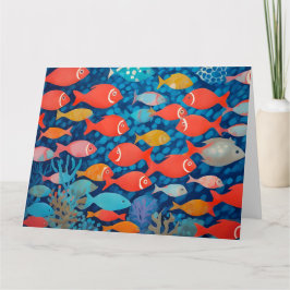 Fish Big Fish Grußkarte Karte
