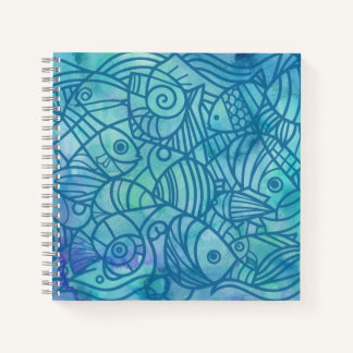 Fish Blues Notizbuch