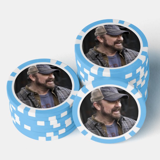 Fish Bobby Singer  Pokerchips (Stapel)