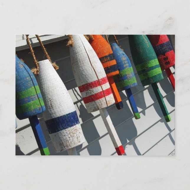 Fish Bouy Postcard Postkarte (Vorderseite)