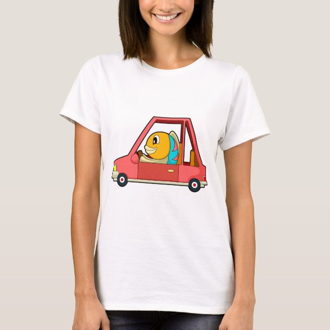 Fish Car T-Shirt (Vorderseite)