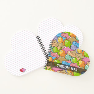 Fish Cartoon Notizbuch