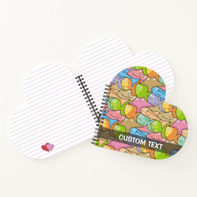 Fish Cartoon Notizbuch (Innenseite)