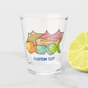 Fish Cartoon Schnapsglas