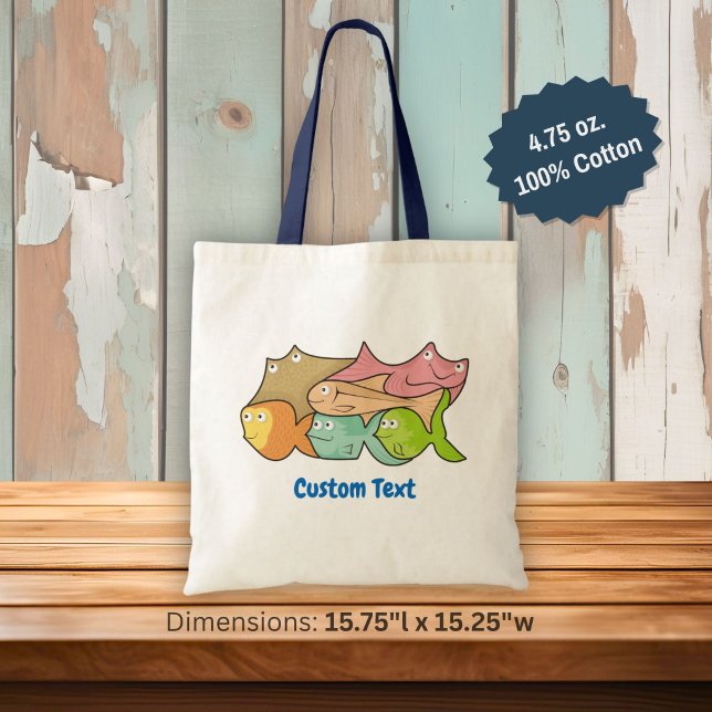 Fish Cartoon Totbag Tragetasche (Von Creator hochgeladen)