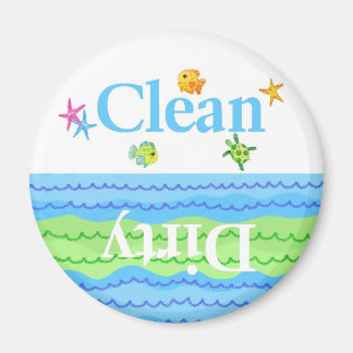 Fish Clean Dirty Geschirrspüler Magnet