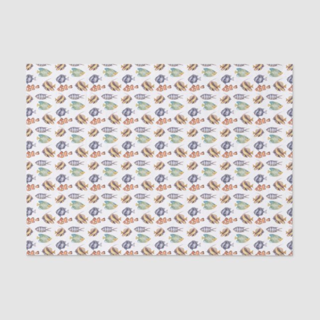 Fish Decoupage Tissue Paper Seidenpapier (Vorderseite)