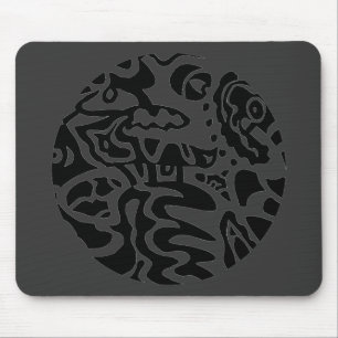 "Fish Disk" Abstrakt Mousepad