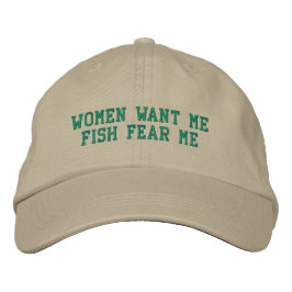 Fish Fee Me Hat Bestickte Baseballkappe