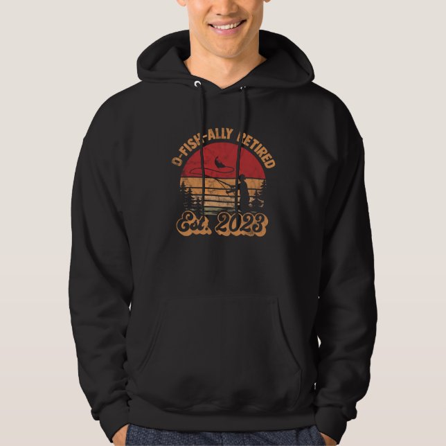 Fish Fisherman O Fish Ally Retired 2023 Hoodie (Vorderseite)