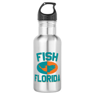 Fish Florida Colors Edelstahlflasche