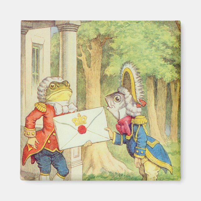 Fish-Footman Eine Einladung zu einem Magnet (Vorne)