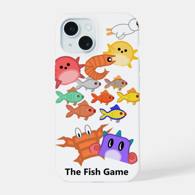 Fish Game Phone Case iPhone 15 Hülle (Rückseite)