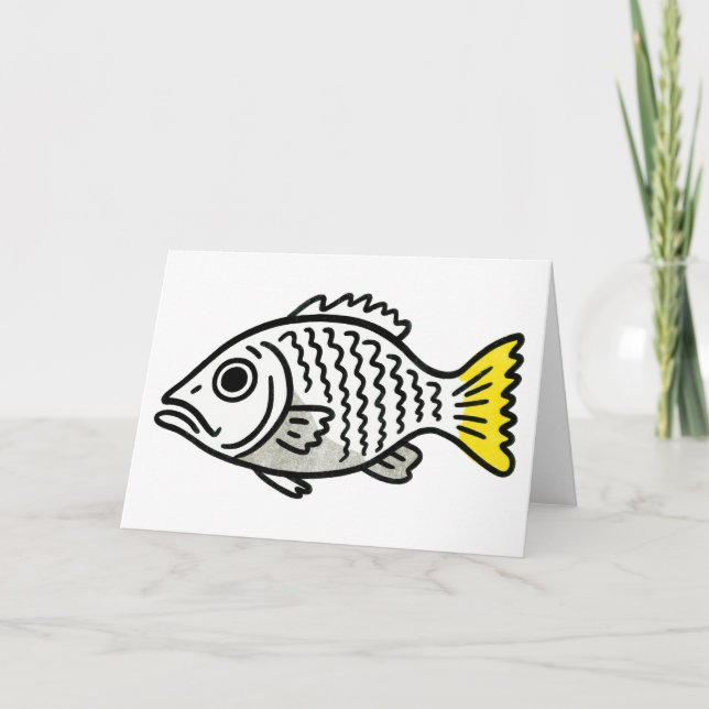 Fish Greeting card Dankeskarte (Vorderseite)