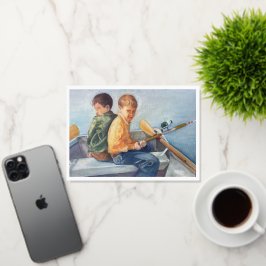 Fish Grußkarte Mit Foliendruck