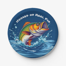 Fish-Hooked on Reel Fun Pappteller