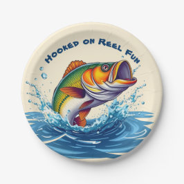 Fish-Hooked on Reel Fun Pappteller