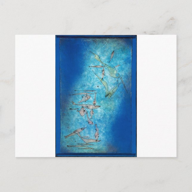 Fish Image - Paul Klee Postkarte (Vorderseite)