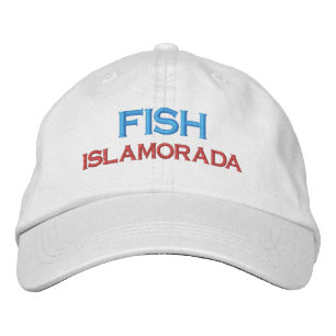 FISH ISLAMORADA FLORIDA CLÉS CASQUETTE DE PÊCHE
