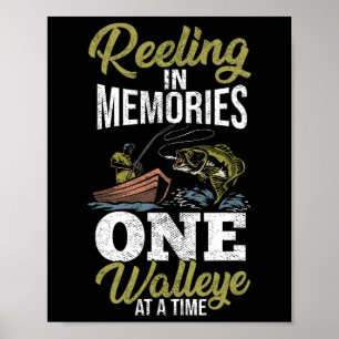 Fish Jagd Sauger Angler Walleye Fisherman Walle Poster