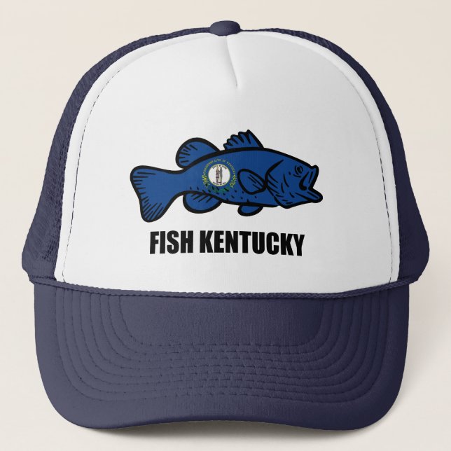 Fish Kentucky Truckerkappe (Vorderseite)